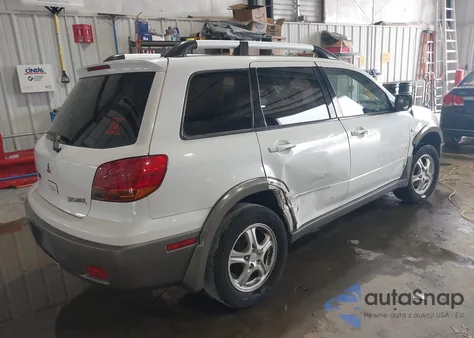 2003 Mitsubishi Outlander Ls z USA, uszkodzony, nr VIN JA4LX31G63U075640